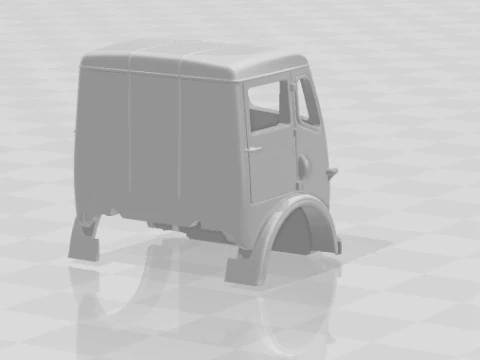 Foden cabin 3D Print Model