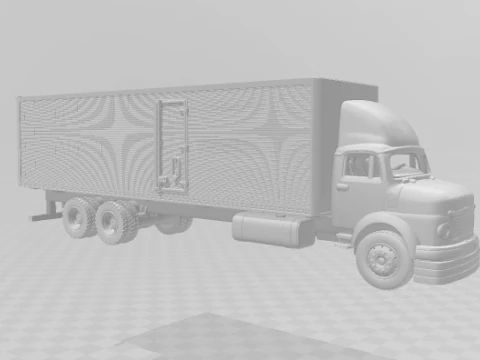Boîte Mercedes 1113 Modèles 3D en vedette