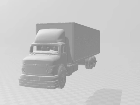 Mercedes 1113 box 3D Print Model