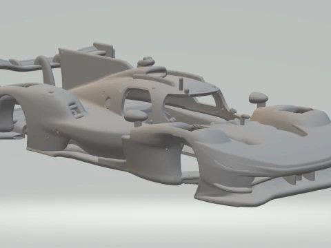 Toyota gr010 Modello di stampa 3D