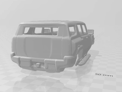 Gmc hummer 3D Print Model