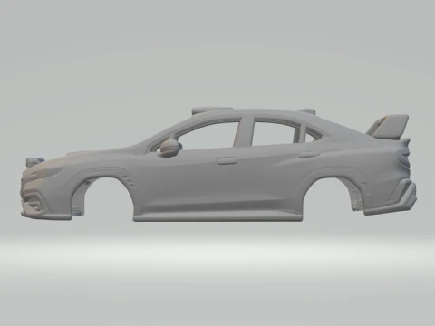 Subaru wrx rally 3D Print Model