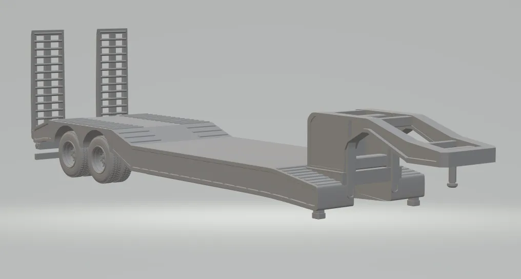 Flatbed transport brazil 3D Print Model .c4d .max .obj .3ds .fbx .stl .blend