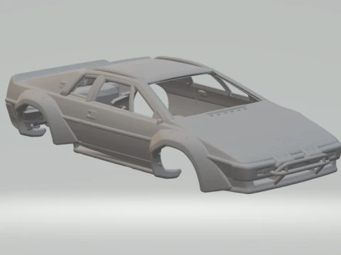 Lotus-Gel&auml;ndewagen 3D Druckmodell