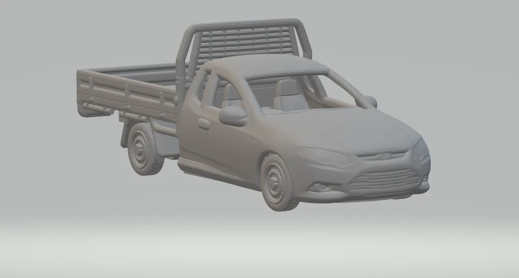 Falcon ute mk7 3D Print Model .c4d .max .obj .3ds .fbx .stl .blend 