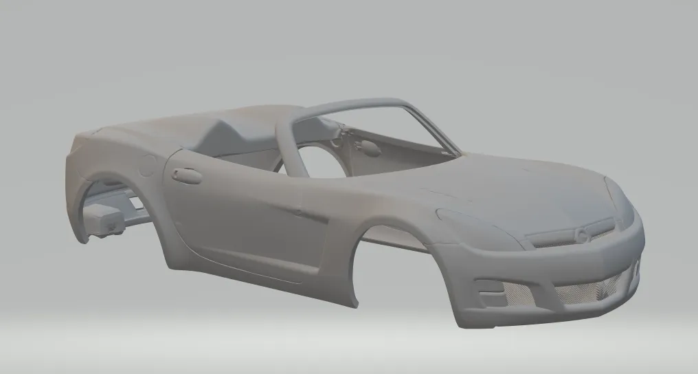 Opel gt 3D Print Model .c4d .max .obj .3ds .fbx .stl .blend 