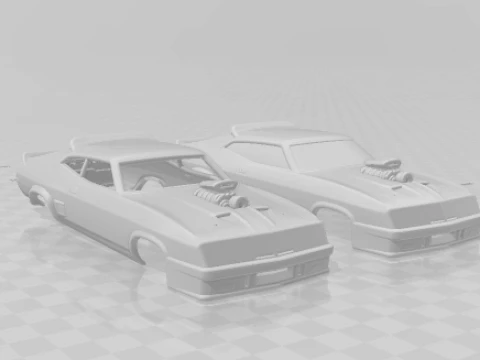 Falcon XB GT V8 Interceptor 3D Druckmodell