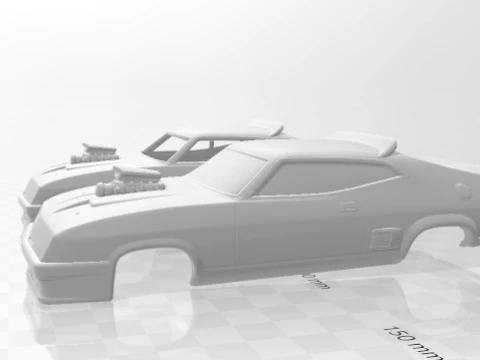 Falcon XB GT V8 Interceptor 3D Print Model