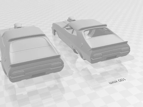 Falcon XB GT V8 Interceptor 3D Print Model