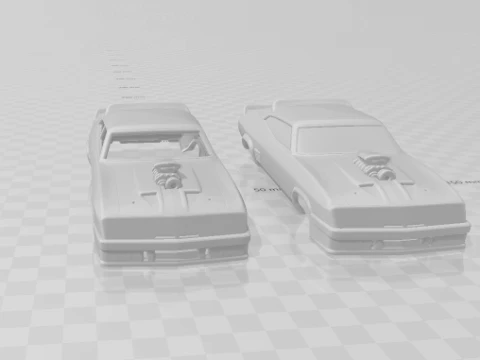 Falcon XB GT V8 Interceptor 3D Print Model