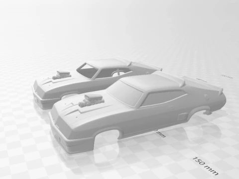 Falcon XB GT V8 Interceptor 3D Print Model