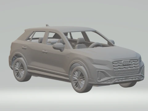 Audi q2 3D Druckmodell