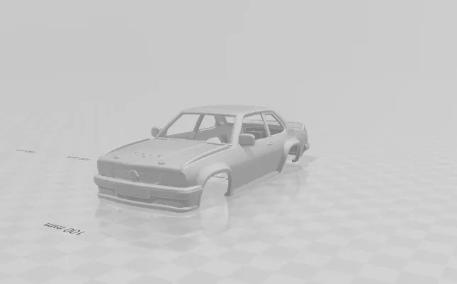 Opel ascona rally 3D Print Model .c4d .max .obj .3ds .fbx .stl .blend 