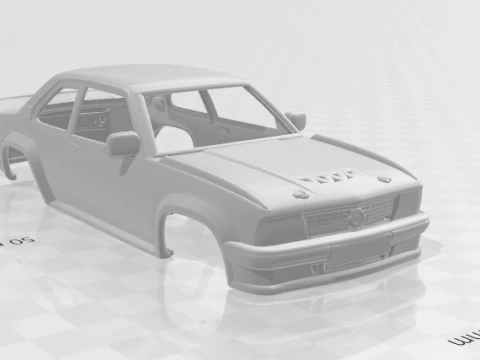 Opel ascona rally 3D Print Model