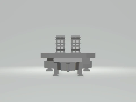 1-64 Lowboy Trailer 3D Print Model