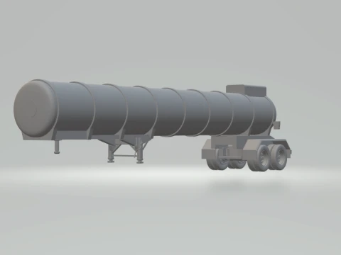 1-64 Lowboy Trailer euro 3D Print Model