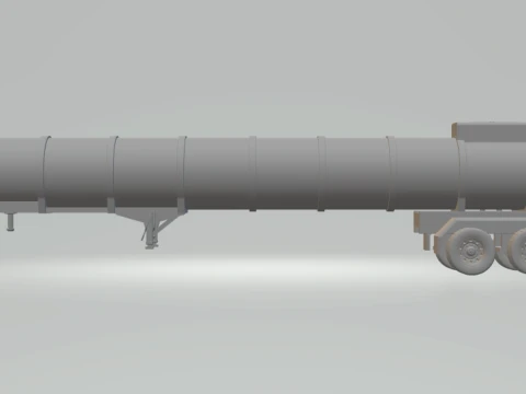 1-64 Lowboy Trailer euro 3D Print Model
