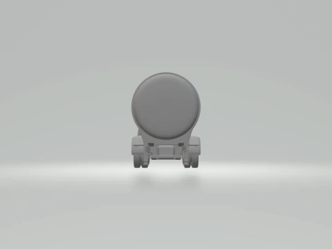 1-64 Chemical Liquid Tanker Trailer 3D Print Model