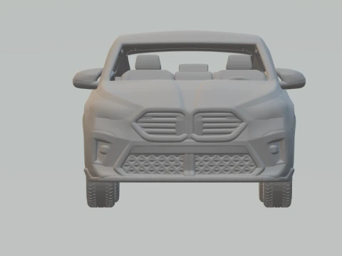 1-64 Scale Backhoe Loader 3D Print Model