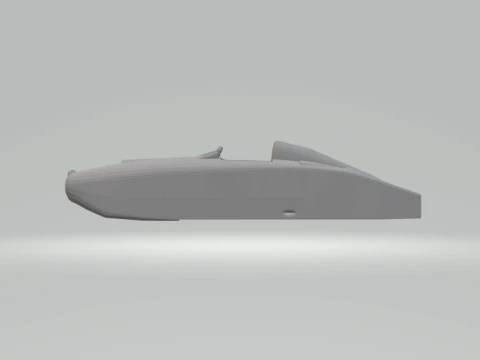 Le Monstre V8 Jet Cadillac 3D Print Model