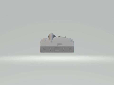 Le Monstre V8 Jet Cadillac 3D Print Model
