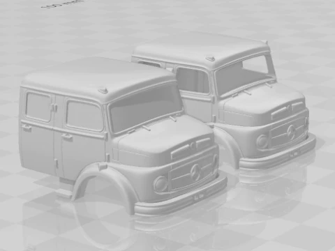 Mercedes benz 1111 cabin rew 3D Принт Модель