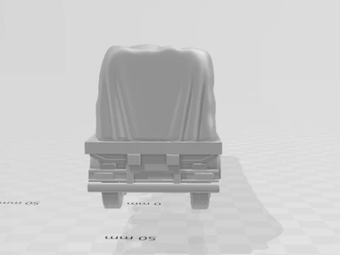 Trailer flatbed euro 3D Print Model