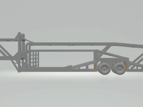 Vehicle transport trailer 3D Print Model