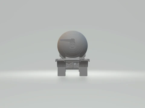 Chemical trailer 3D Print Model