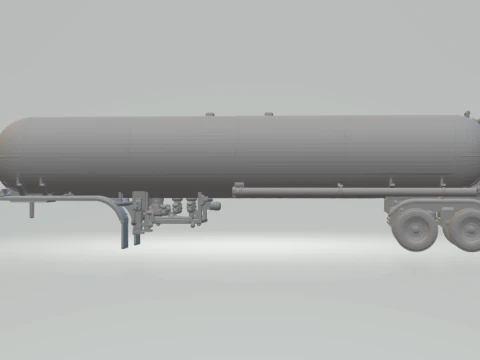 Chemical trailer 3D Print Model