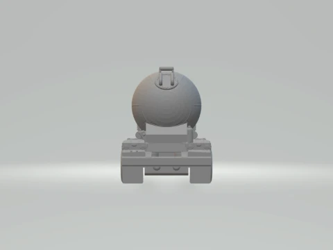 Chemical trailer 3D Print Model