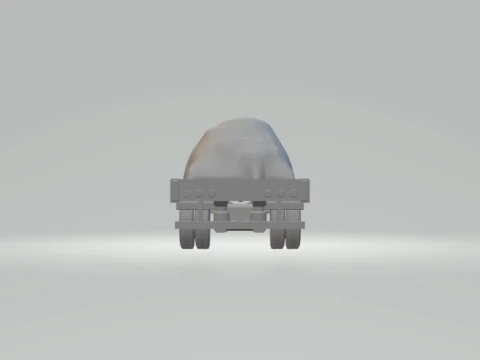 Trailer flatbed 3D Print Model