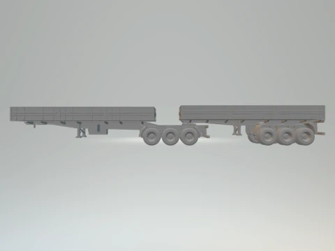 Trailer double randon 3D Print Model