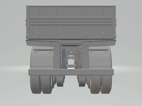 Trailer double randon 3D Print Model