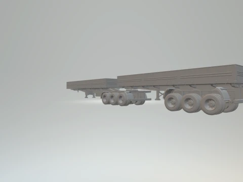 Trailer double randon 3D Print Model