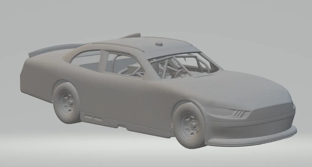 Mustang 3D Print Model .c4d .max .obj .3ds .fbx .stl .blend
