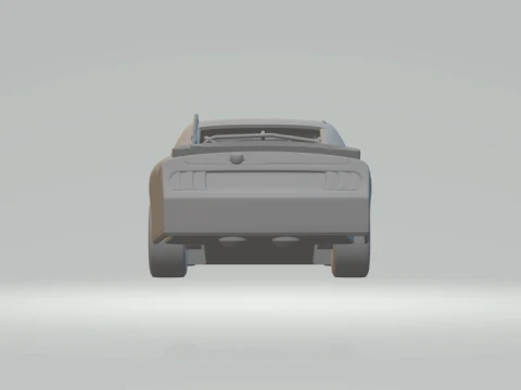 Mustang 3D Print Model