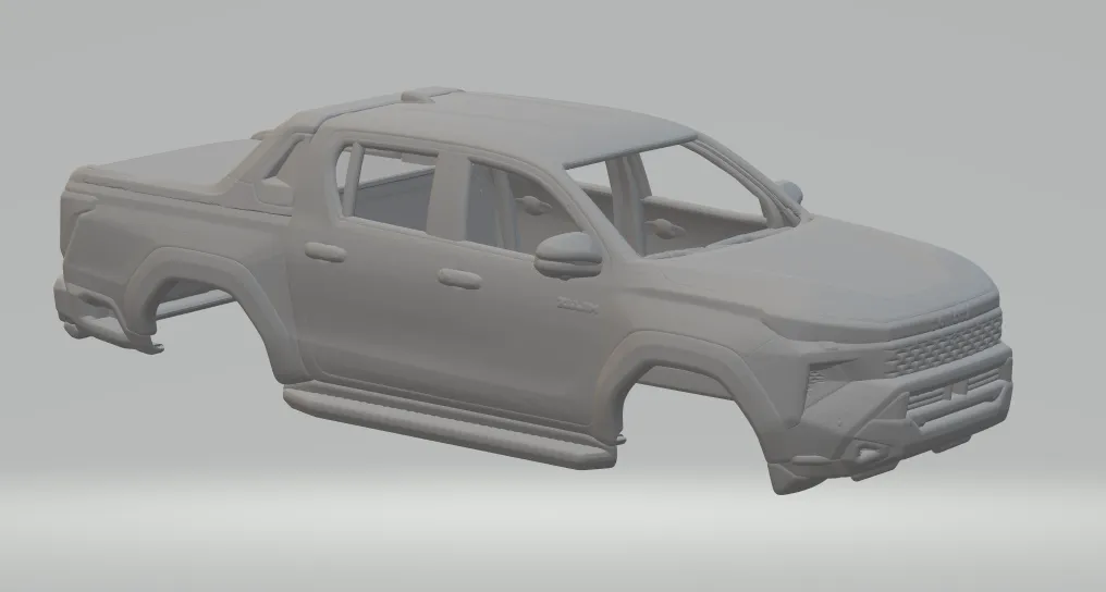Toyota hilux 3D Print Model .c4d .max .obj .3ds .fbx .stl .blend 