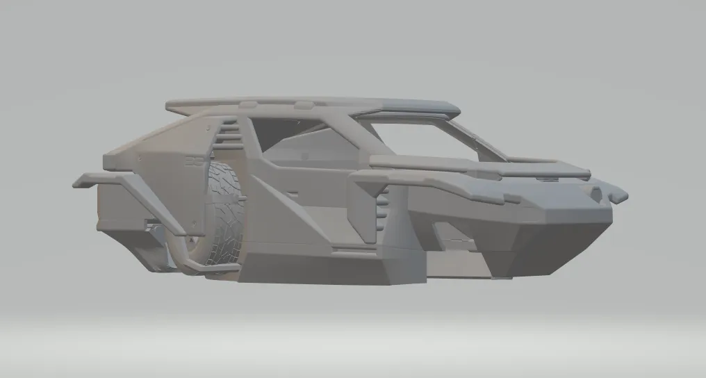 Dacia sandrider 3D Print Model .c4d .max .obj .3ds .fbx .stl .blend
