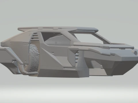 Dacia sandrider 3D Print Model