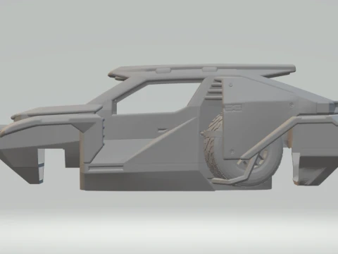 Dacia sandrider 3D Print Model