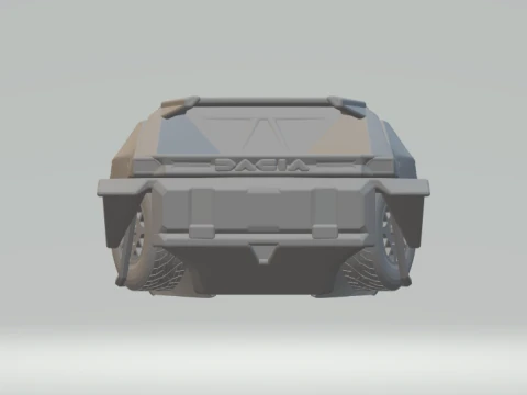 Dacia sandrider 3D Print Model