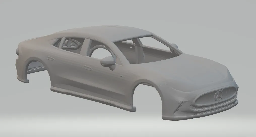 Mercedes-AMG GT 4-Door 3D Print Model .c4d .max .obj .3ds .fbx .stl .blend