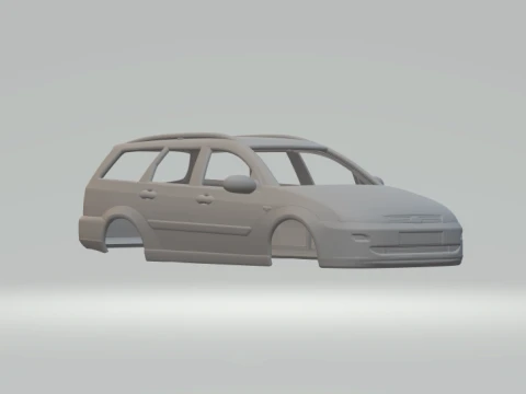 Focus wagon 3D Print Model