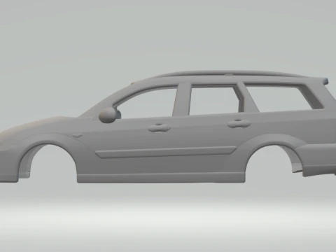 Focus wagon 3D Print Model