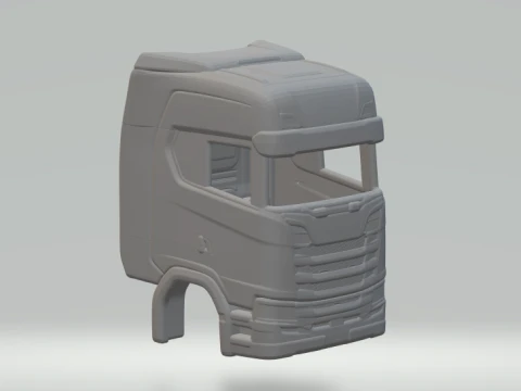 Scania cabin 3D Print Model
