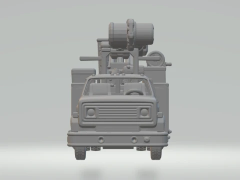 Chevrolet service truck 3D Print Model