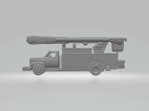 Chevrolet service truck 3D Print Model