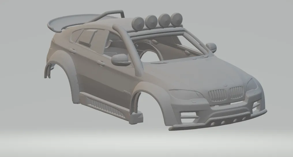 X6 custom 3D Print Model .c4d .max .obj .3ds .fbx .stl .blend