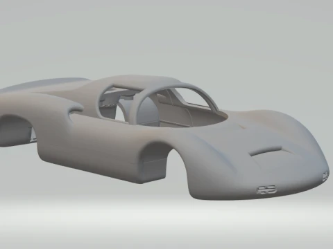 Porsche 910 Modello di stampa 3D